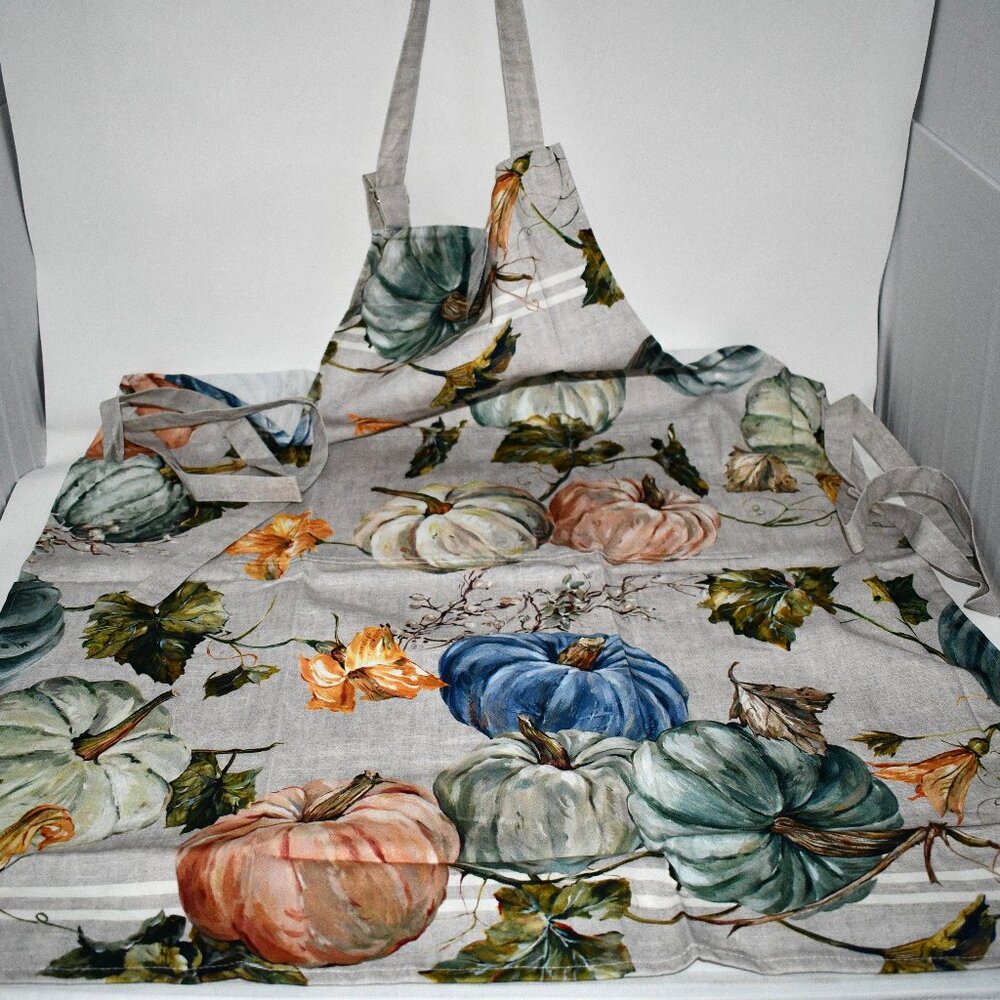 Southern Living Heirloom Pumpkin Apron #F25HPUMPAPR NWT Details: Cotton Digitall